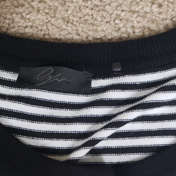 Black and white Cyrus striped cardigan. - Picture 5 of 6